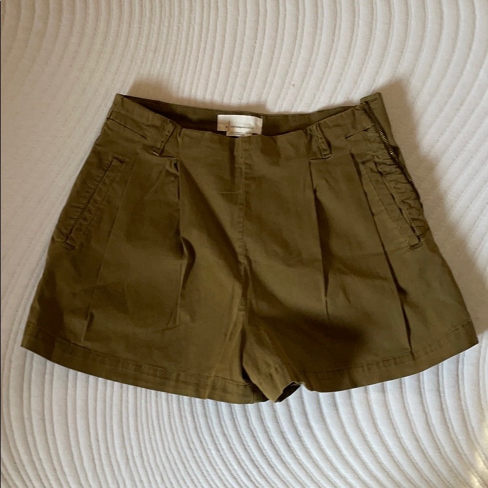 Anthropologie pleated shorts
